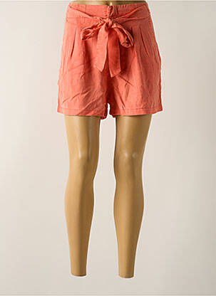 Short orange VERO MODA femme
