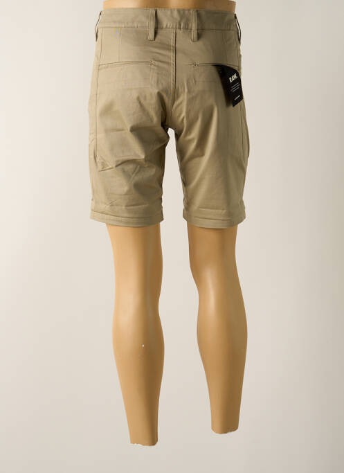 Bermuda beige G STAR pour homme