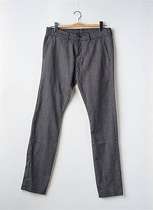 Pantalon slim gris LE TEMPS DES CERISES homme