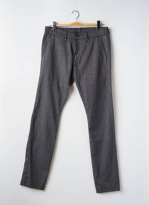 Pantalon slim gris LE TEMPS DES CERISES pour homme