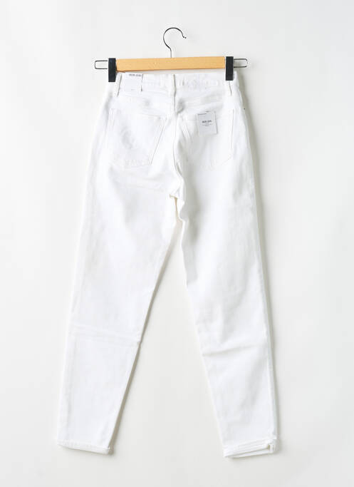 Jean coupe Mom blanc CALVIN KLEIN pour femme