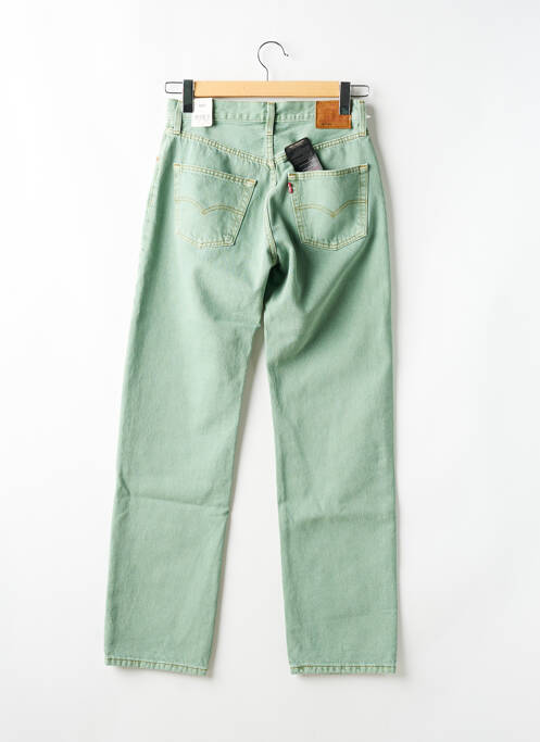 Jeans coupe droite vert LEVIS pour femme