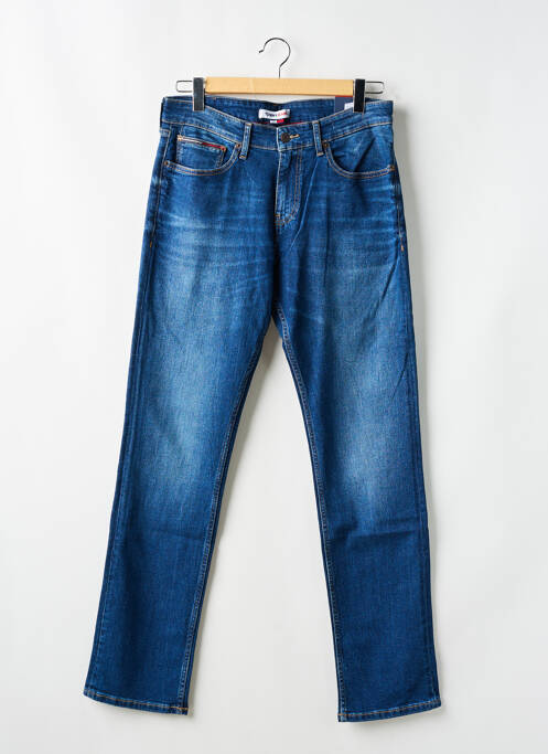 Jeans coupe droite bleu TOMMY HILFIGER pour homme