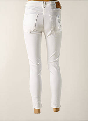 Pantalon slim blanc LE TEMPS DES CERISES femme