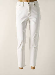 Jeans coupe slim blanc CALVIN KLEIN pour femme seconde vue