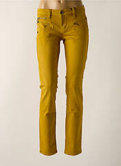 Jeans coupe slim jaune FREEMAN T.PORTER pour femme seconde vue