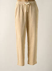 Pantalon droit beige GRACE & MILA pour femme seconde vue