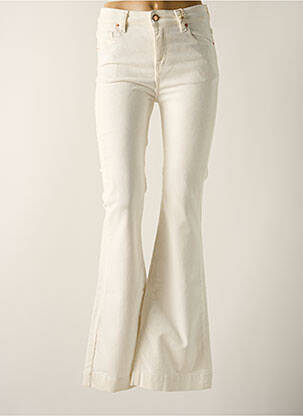 Pantalon flare beige BSB pour femme