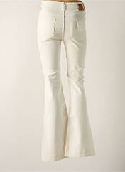 Pantalon flare beige BSB pour femme seconde vue