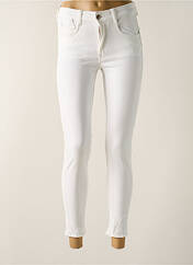 Pantalon slim blanc LE TEMPS DES CERISES pour femme seconde vue