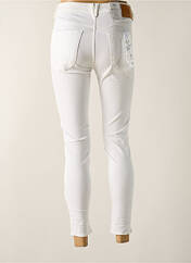 Pantalon slim blanc LE TEMPS DES CERISES pour femme seconde vue