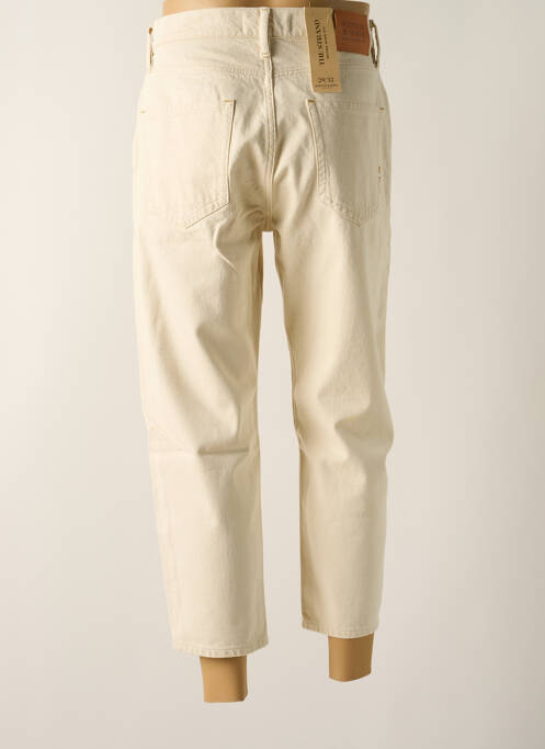 Jeans coupe droite beige SCOTCH & SODA pour homme