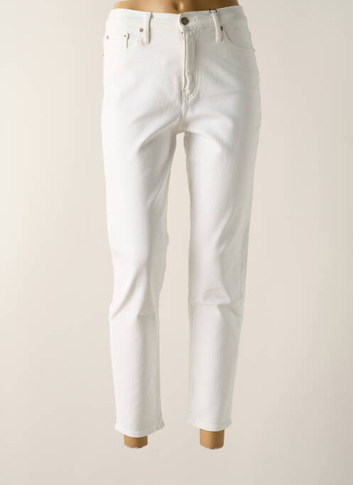 Jeans coupe slim blanc CALVIN KLEIN pour femme