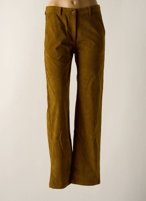 Pantalon chino vert LA PETITE ETOILE pour femme