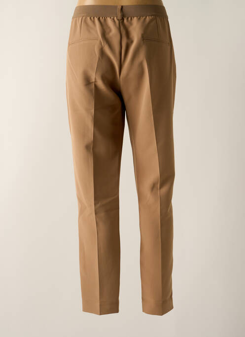 Pantalon droit marron SIGNE NATURE pour femme