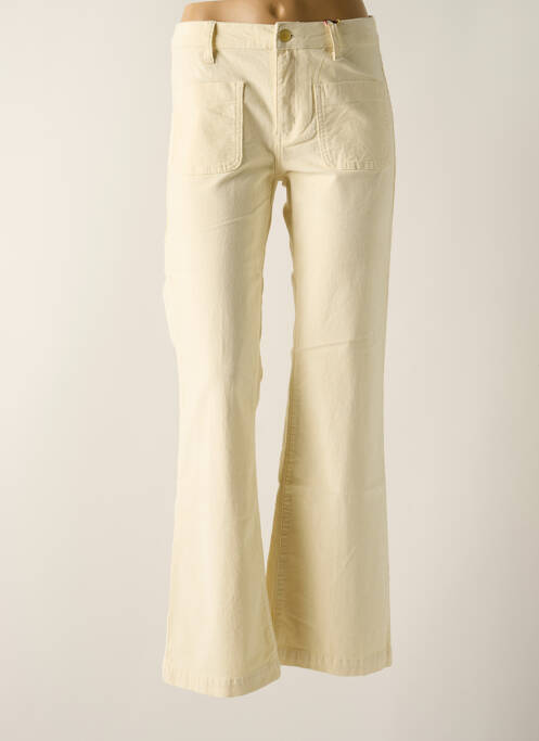 Pantalon flare beige LA PETITE ETOILE pour femme