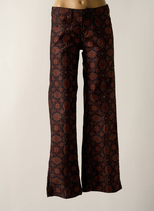 Pantalon flare marron FREEMAN T.PORTER pour femme