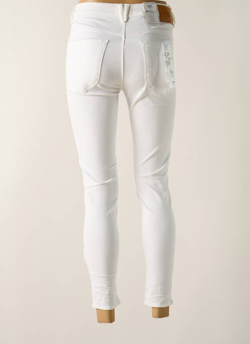 Pantalon slim blanc LE TEMPS DES CERISES pour femme
