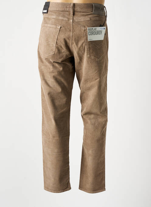 Pantalon droit gris REPLAY pour homme
