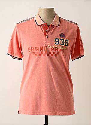 Polo orange DELAHAYE pour homme