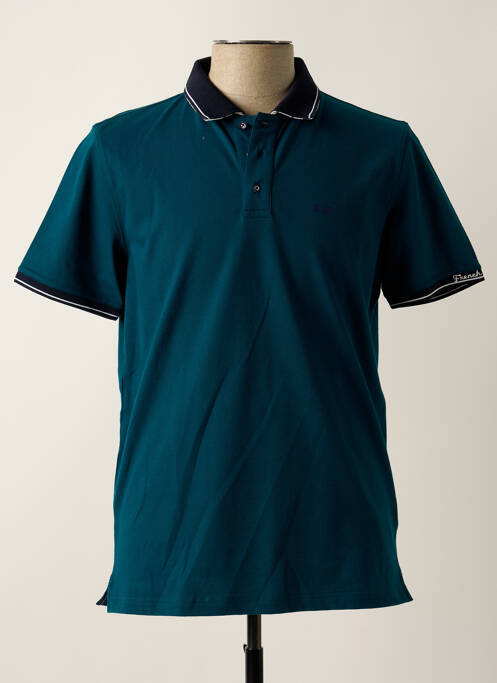 Polo bleu DELAHAYE pour homme