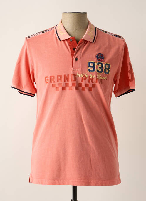 Polo orange DELAHAYE pour homme