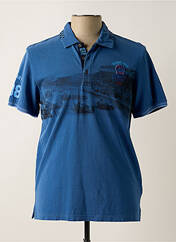 Polo bleu DELAHAYE pour homme seconde vue