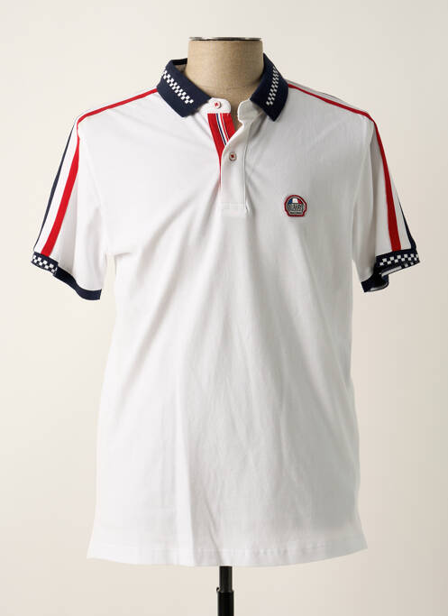 Polo blanc DELAHAYE pour homme