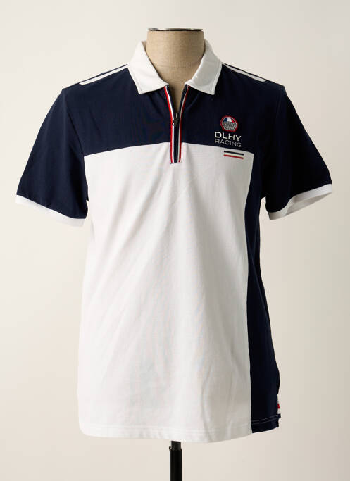 Polo blanc DELAHAYE pour homme