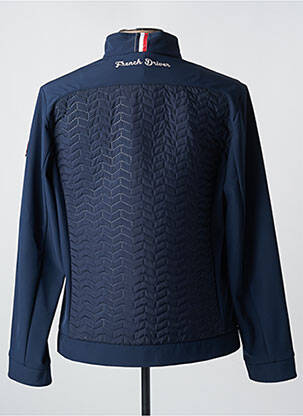 Veste casual coupe droite bleu DELAHAYE homme