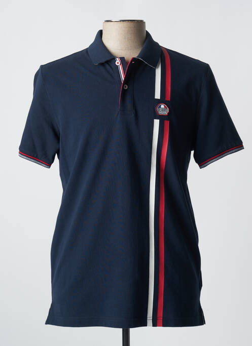 Polo bleu DELAHAYE pour homme