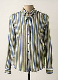 Chemise manches longues manches longues vert DELAHAYE homme