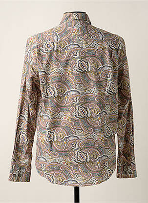 Chemise manches longues manches longues vert DELAHAYE homme