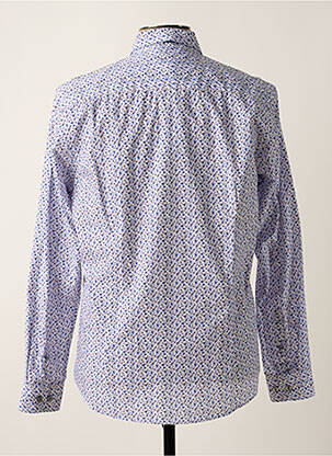 Chemise manches longues imprimé fleurs bleu DELAHAYE homme