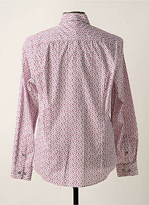 Chemise manches longues imprimé fleurs rose DELAHAYE homme