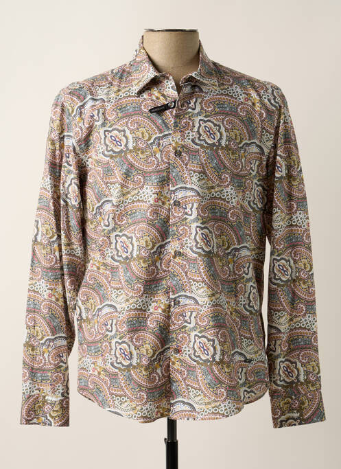 Chemise manches longues manches longues vert DELAHAYE homme