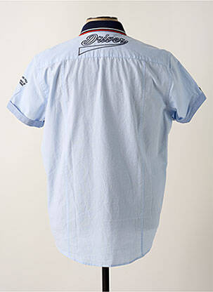 Chemise manches courtes imprimé fantaisie gris DELAHAYE homme