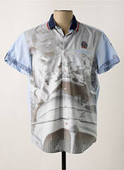 Chemise manches courtes gris DELAHAYE pour homme seconde vue