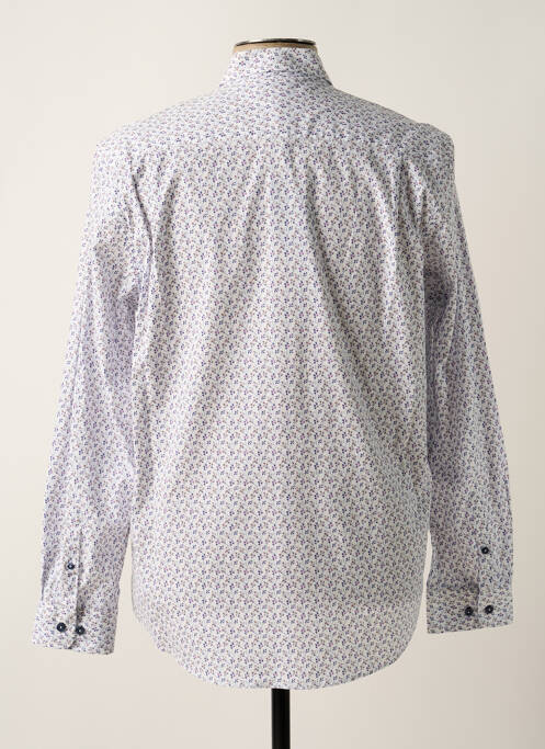 Chemise manches longues blanc DELAHAYE pour homme