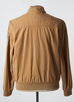Blouson fermeture zippée sous rabat pressionné beige DELAHAYE homme