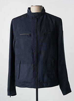 Veste casual finition intérieure doublée bleu DELAHAYE homme