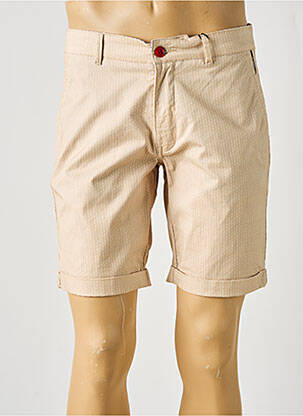 Bermuda stretch taille normale beige DELAHAYE homme