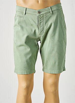 Bermuda stretch taille normale vert DELAHAYE homme