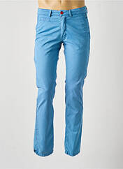 Pantalon chino bleu clair DELAHAYE pour homme seconde vue