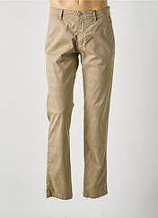 Pantalon chino marron DELAHAYE pour homme seconde vue