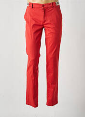 Pantalon chino orange DELAHAYE pour homme seconde vue