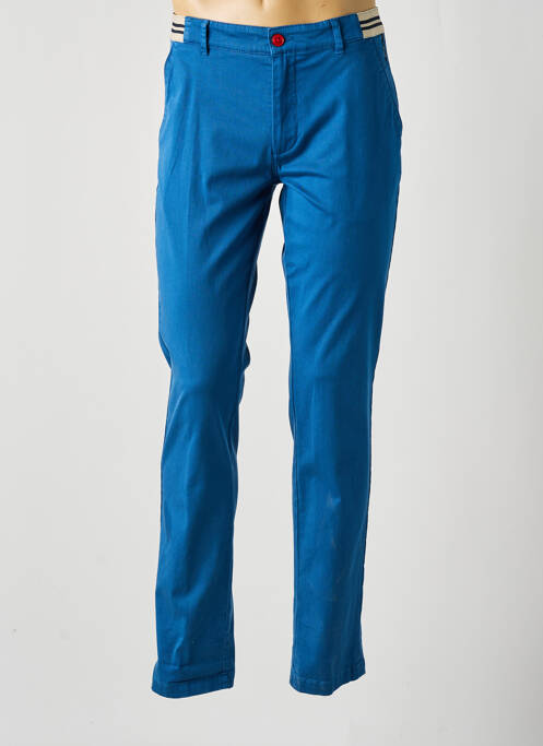 Pantalon chino bleu clair DELAHAYE pour homme