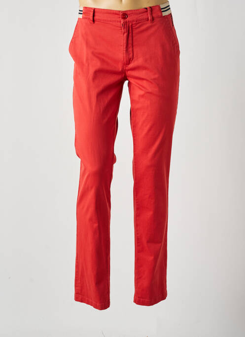 Pantalon chino orange DELAHAYE pour homme