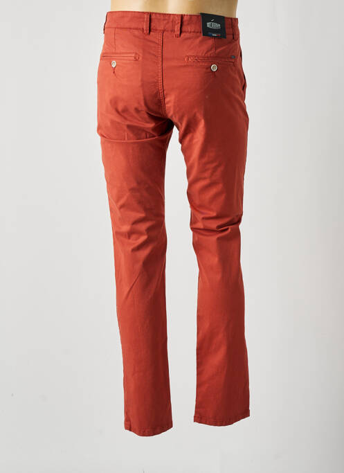 Pantalon chino orange DELAHAYE pour homme