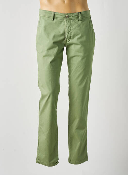 Pantalon chino vert DELAHAYE pour homme